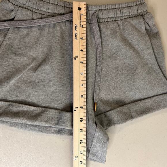WeWoreWhat Womens Pull On Elastic Waist Drawstring Gray Fleece Lined Short Sz XS - Picture 11 of 14